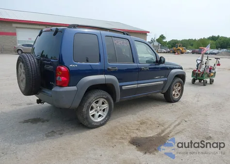 2002 Jeep Liberty Sport из США, поврежденный, VIN 1J4GL48KX2W239939